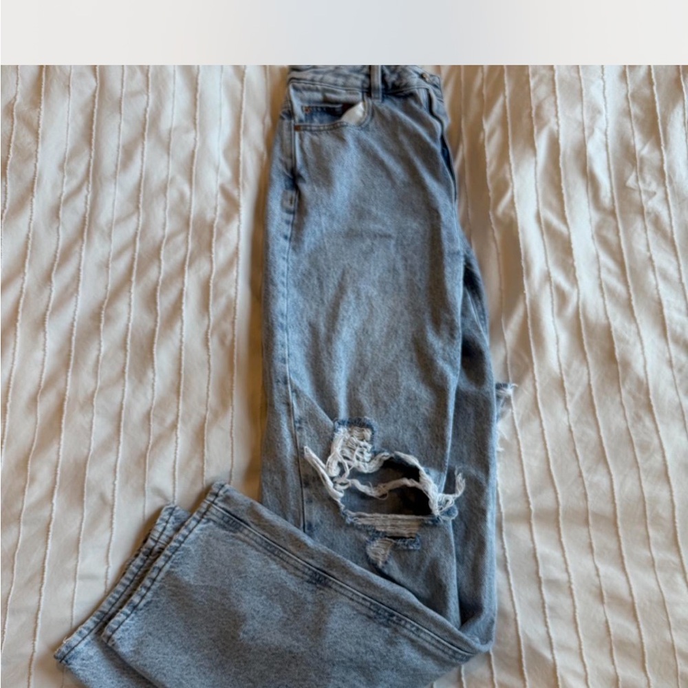 PacSun Light Blue Distressed Boyfriend Jeans